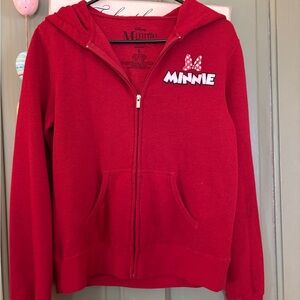 Disney Minnie Mouse Red Kids Hoodie